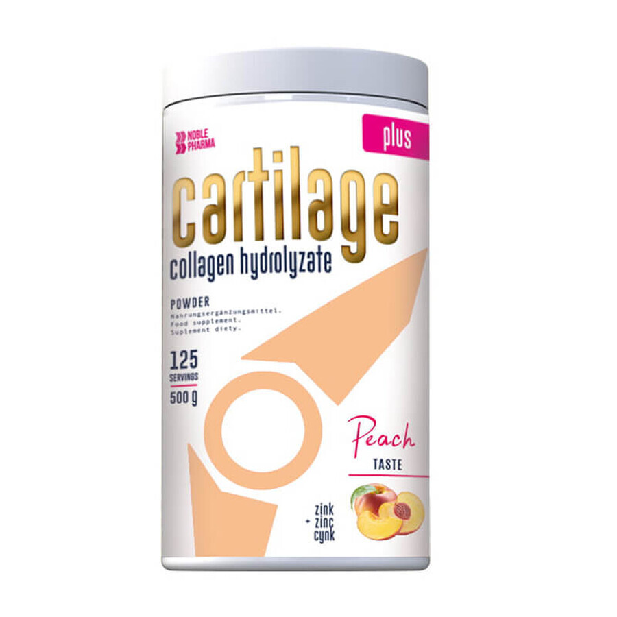 Noblepharma Cartilage Plus, aromă de piersici, 500 g