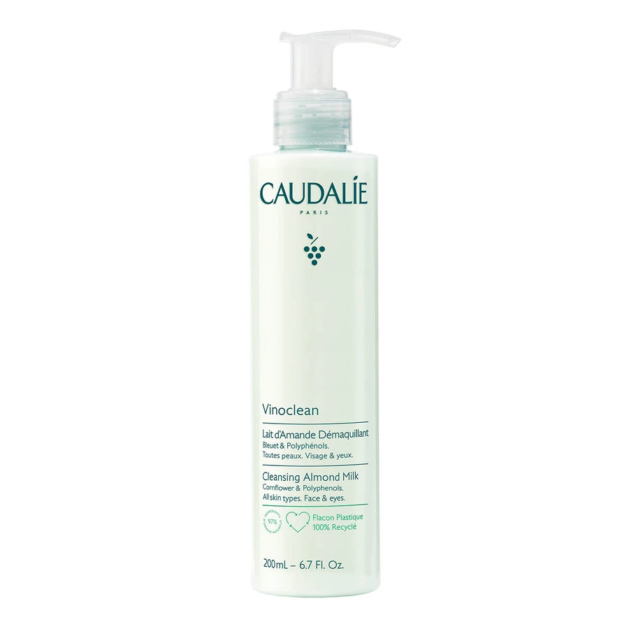 Caudalie Vinoclean, leche desmaquillante de almendras, 200 ml