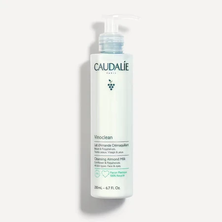 Caudalie Vinoclean, leche desmaquillante de almendras, 200 ml