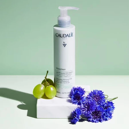 Caudalie Vinoclean, leche desmaquillante de almendras, 200 ml