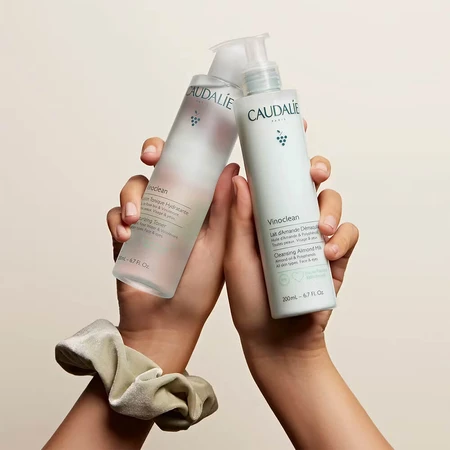 Caudalie Vinoclean, leche desmaquillante de almendras, 200 ml
