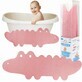 Bocioland, alfombrilla de ba&#241;o antideslizante, cocodrilo rosa, 1 pieza