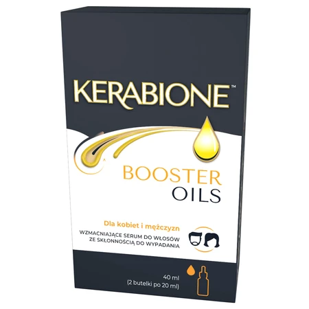 Kerabione Booster Oils, suero fortalecedor para cabellos con tendencia a la caída, 2 x 20 ml