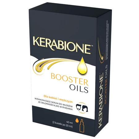 Kerabione Booster Oils, suero fortalecedor para cabellos con tendencia a la caída, 2 x 20 ml