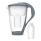 Dafi Crystal Led, glass filter pitcher, steel, 2 l + Classic filter, 1 piece