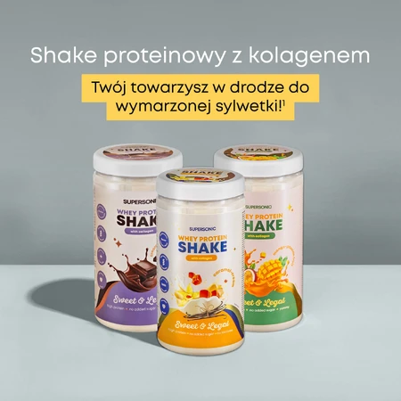 Supersonic, batido de proteínas con colágeno, sabor chocolate belga, sin lactosa, 560 g