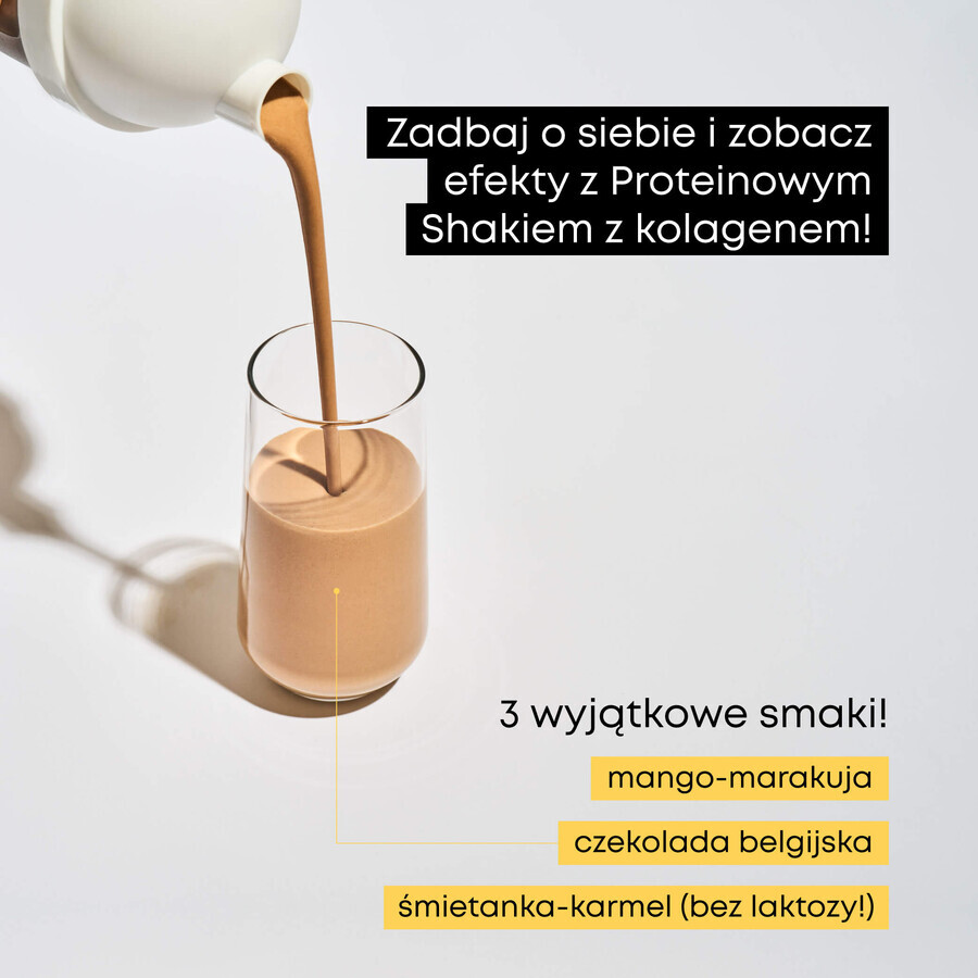 Supersonic, frullato proteico con collagene, gusto cioccolato belga, senza lattosio, 560 g