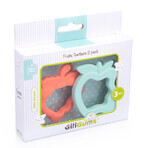 Dumel GiliGums, Chews, Fruit, colorful, from 3 months, 2 pieces. Dumel GiliGums, Chews, Fruit, colorful, from 3 months, 2 pieces.