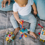 BabyOno, dentition sensorielle, boule étoilée, dès la naissance, 1 pièce