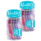 Gillette Venus 3 Colors set, rasoir pour femmes, jetable, 2 x 4 pi&#232;ces