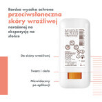 Avene SunStick KA, stick protector para rostro y cuerpo, FPS 50+, 20 g + agua termal para rostro y cuerpo, 50 ml gratis