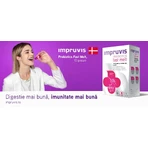 Impruvis Fast Melt pack with peach flavor, 2 x 10 sachets, Pharma Brands