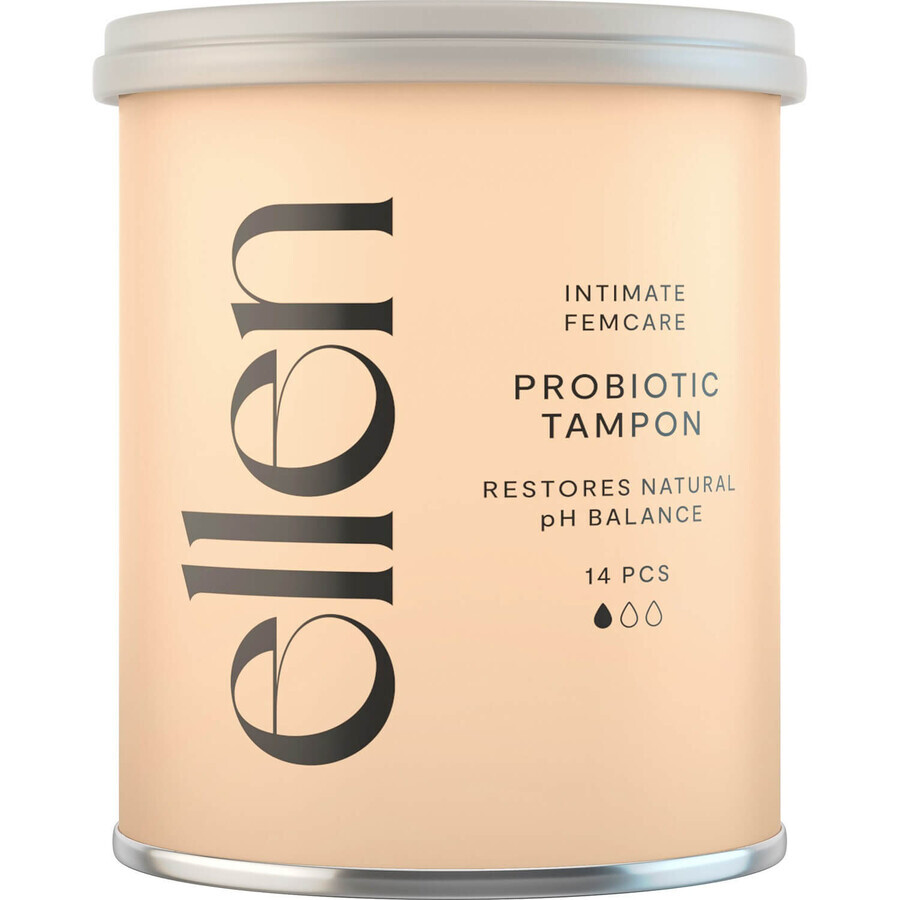 Ellen, probiotische Tampons, mini, 14 Stück