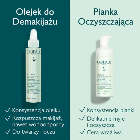 Caudalie Vinoclean, make-up remover olie, 75 ml