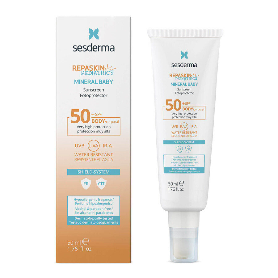Sesderma C-Vit, liposome face serum, 30 ml + Repaskin Pediatrics, sunscreen for children under 3, SPF 50+, 50 ml for 1 penny