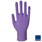 Abena, guantes de nitrilo, no estériles, sin polvo, violeta, talla XL, 100 unidades Abena, guantes de nitrilo, no estériles, sin polvo, violeta, talla XL, 100 unidades