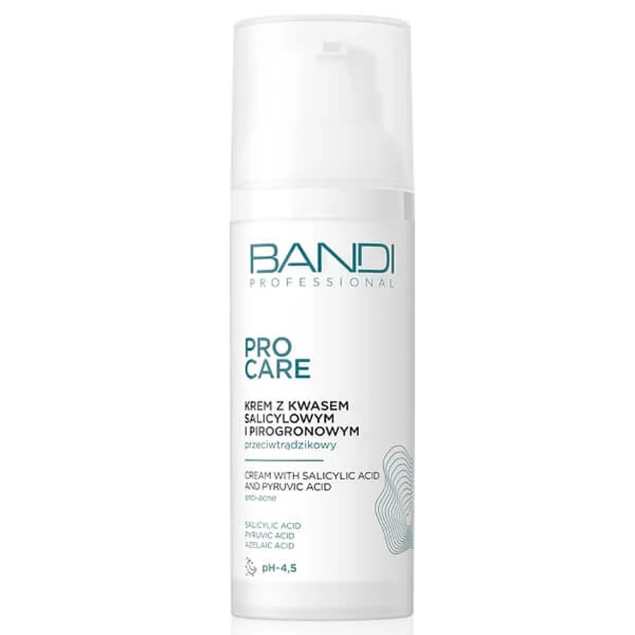 Bandi Pro Care, anti-acne cream with salicylic and pyruvic acid, 50 ml
