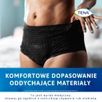 Tena Lady Pants Noir, absorberende slip, maat M, 75-105 cm, Plus, 9 stuks