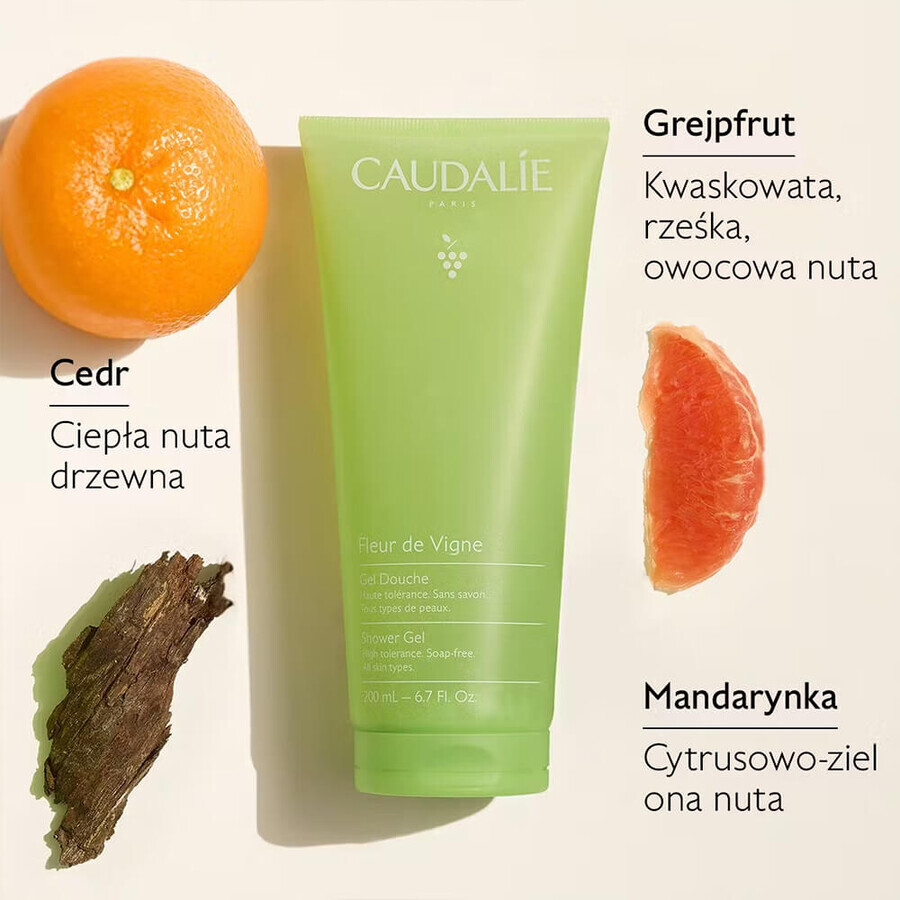 Caudalie Fleur de Vigne, Duschgel, 200 ml