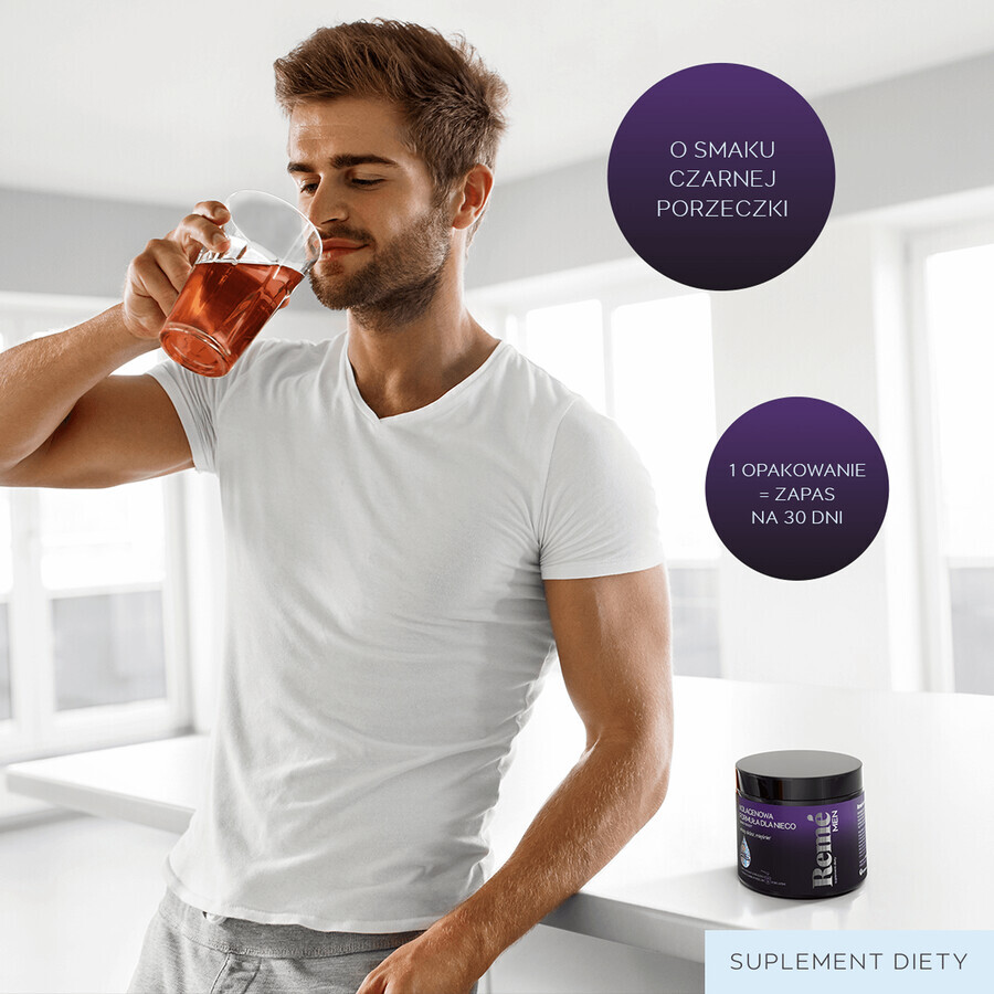 Reme Men Collagen Formula for Him, black currant flavor, 150 g