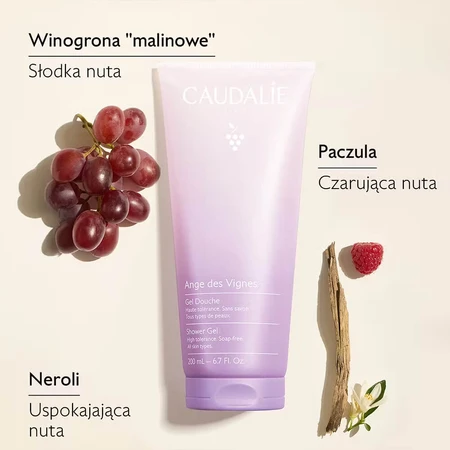 Caudalie Ange des Vignes, gel de ducha, 200 ml