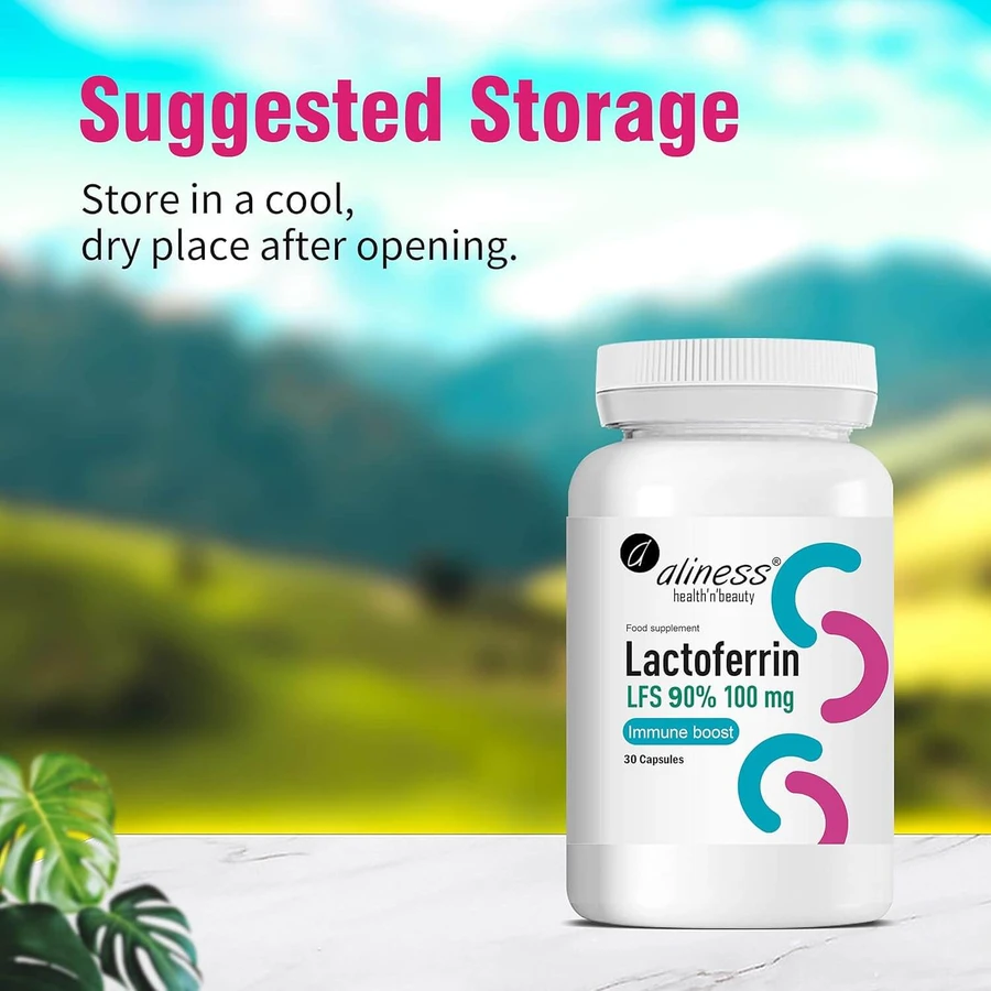 Aliness Lactoferrin LFS 95% 100 mg, 30 capsules