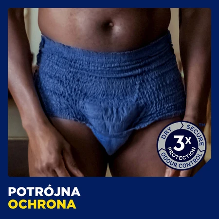 Set Tena Men Active Fit Pants, culotte absorbante, taille S/M, 75-105 cm, Plus, 2 x 30 pcs