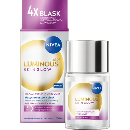 Nivea Luminous 630 Skin Glow, vloeibare glow-essence, 100 ml
