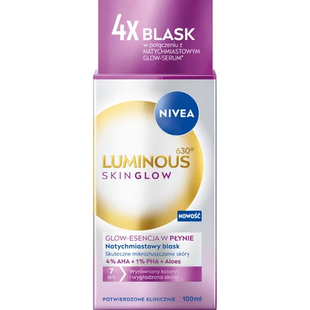 Nivea Luminous 630 Skin Glow, vloeibare glow-essence, 100 ml