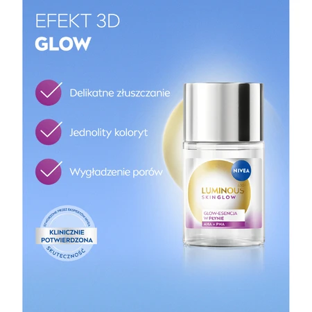 Nivea Luminous 630 Skin Glow, vloeibare glow-essence, 100 ml