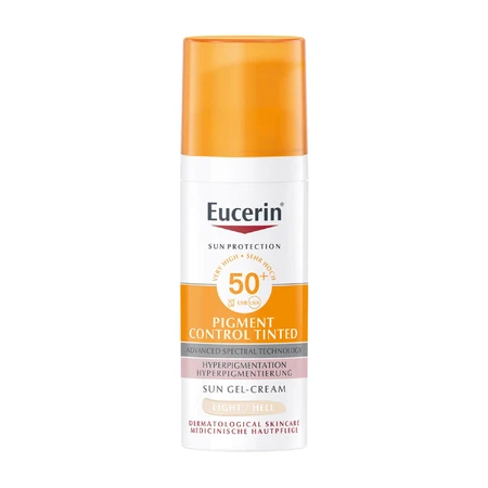 Eucerin Sun Protection Pigment Control, Anti-Pigmentierungs-Schutzfluid, farb. leicht, SPF 50+, 50 ml