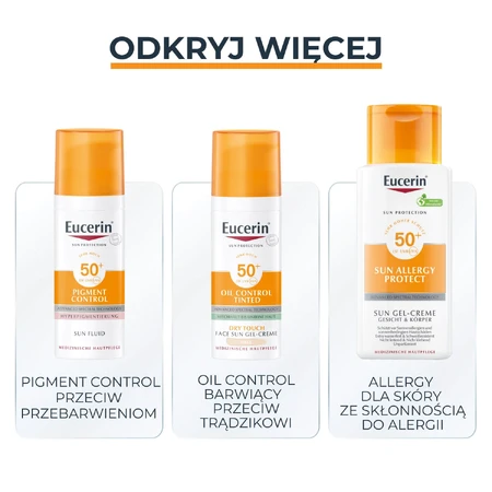 Eucerin Sun Protection Pigment Control, Anti-Pigmentierungs-Schutzfluid, farb. leicht, SPF 50+, 50 ml