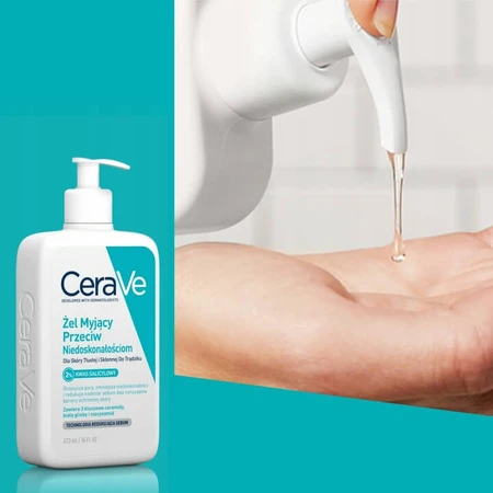 CeraVe, wasgel tegen onvolkomenheden, 473 ml
