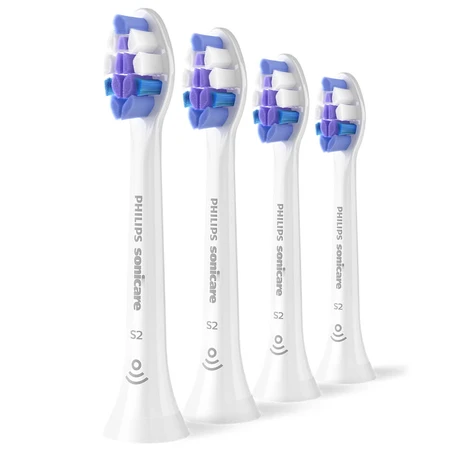 Philips, Ersatzaufsätze für Sonicare S Sensitive Schallzahnbürste, weiß, 4 Stück