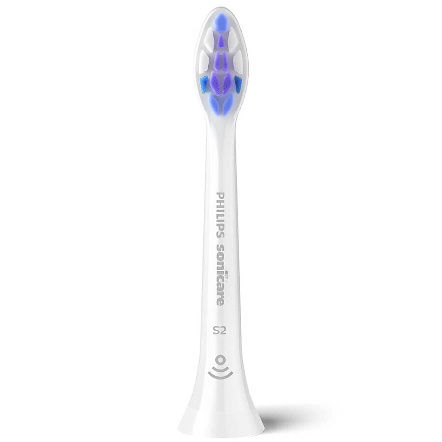 Philips, vervangende opzetborstels voor Sonicare S Sensitive sonische tandenborstel, wit, 4 stuks