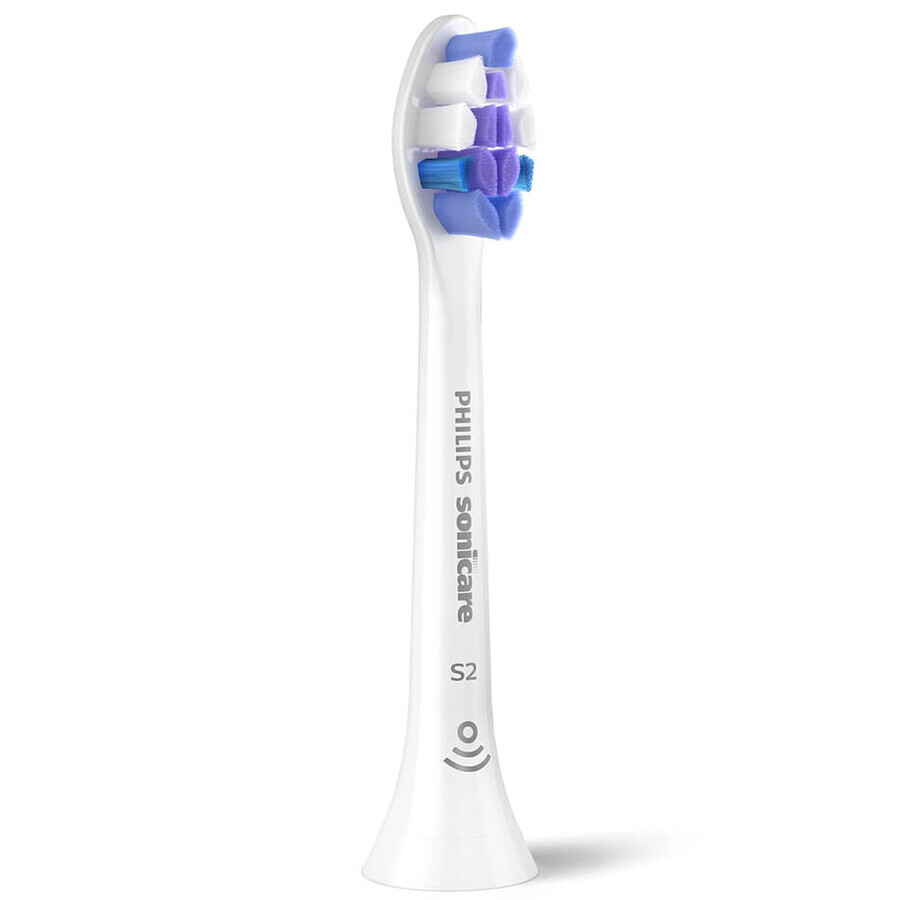 Philips, vervangende opzetborstels voor Sonicare S Sensitive sonische tandenborstel, wit, 4 stuks