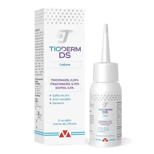 Intensive lotion for seborrheic dermatitis Tioderm DS, 50 ml, Braderm