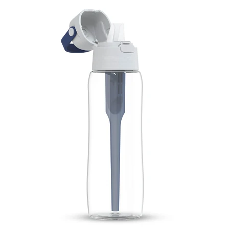 Dafi Solid, bouteille filtrante, denim, 0,7 l + filtre à eau, 1 pièce