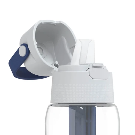 Dafi Solid, bouteille filtrante, denim, 0,7 l + filtre à eau, 1 pièce