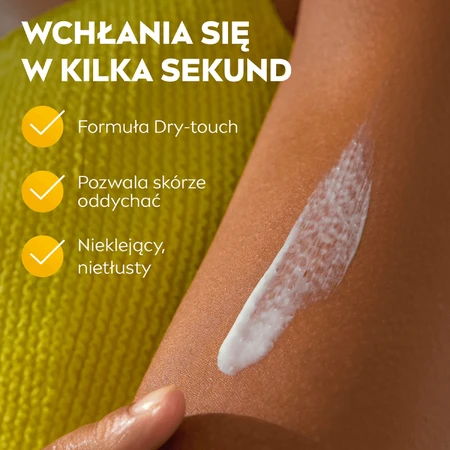 Nivea Sun Invisible Finish set, hydraterende zonnebrandcrème, SPF 50+, 150 ml + after sun verlengende lotion, 200 ml + gratis strandtasje