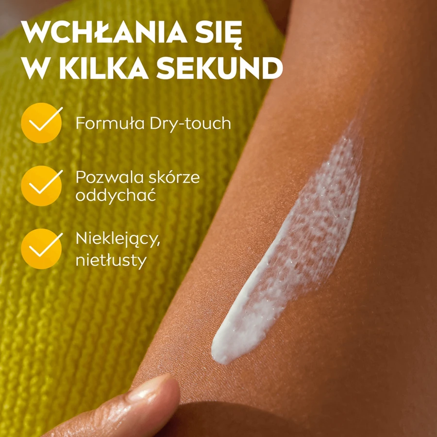 Nivea Sun Invisible Finish set, hydraterende zonnebrandcrème, SPF 50+, 150 ml + after sun verlengende lotion, 200 ml + gratis strandtasje