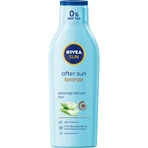 Nivea Sun Invisible Finish set, hydraterende zonnebrandcrème, SPF 50+, 150 ml + after sun verlengende lotion, 200 ml + gratis strandtasje