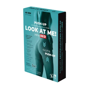 Veera Look at Me infraRED, anti-cellulitis Push-up panty, zwart, maat M