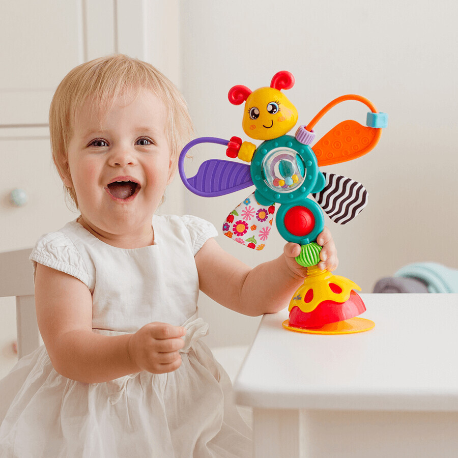 Dumel Tuli Fun, toy, Butterfly, suction cup, from 6 months, 1 piece