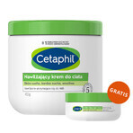 Cetaphil, crema corporal hidratante, para toda la familia, 453 g + hidratante facial con ácido hialurónico, crema de noche, 48 ml gratis Cetaphil, crema corporal hidratante, para toda la familia, 453 g + hidratante facial con ácido hialurónico, crema de noche, 48 ml gratis