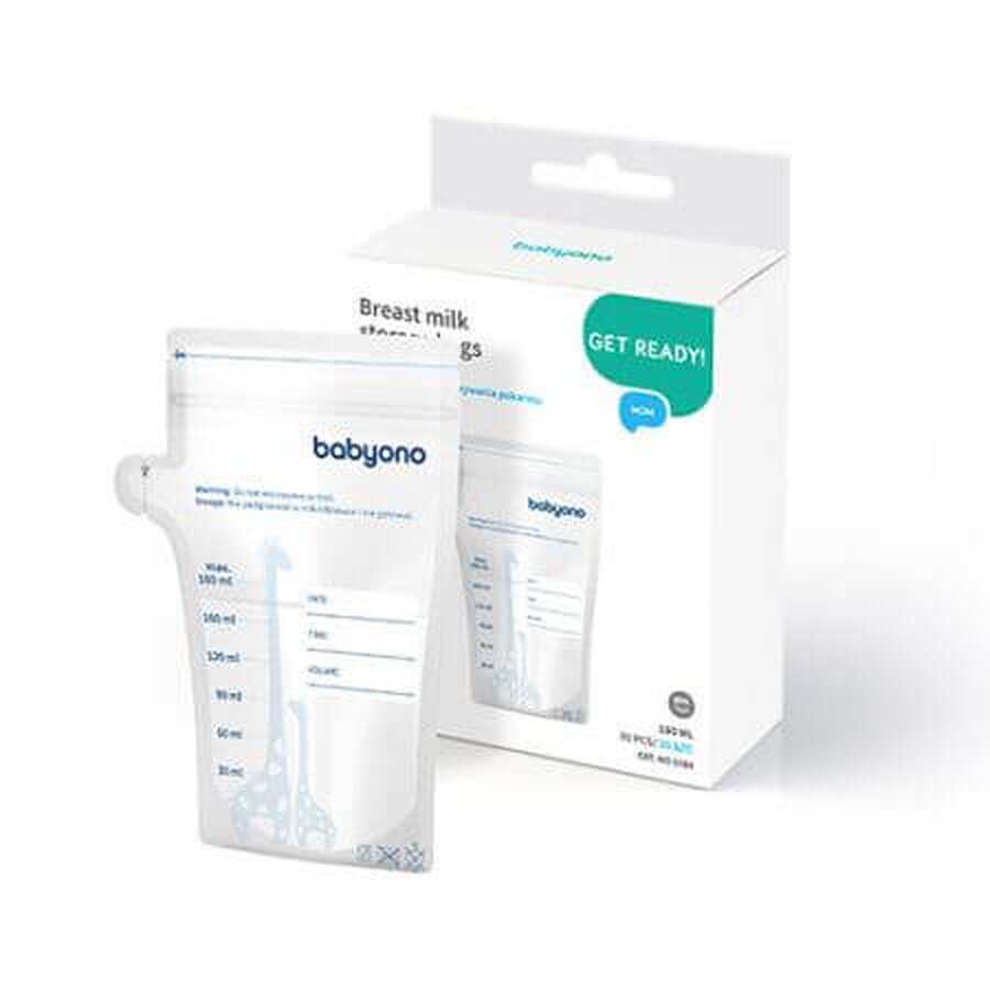 Bewaarzakjes voor moedermelk, 30 stuks, Babyono