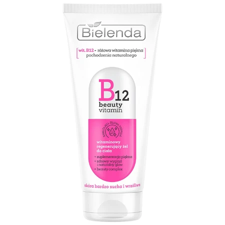 Bielenda B12 Beauty Vitamin, Vitamin regenerierendes Körpergel, 200 ml