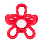Dumel GiliGums, Rassel mit Beißring, Flower, rot, ab 3 Monaten, 1 Stück Dumel GiliGums, Rassel mit Beißring, Flower, rot, ab 3 Monaten, 1 Stück