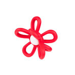 Dumel GiliGums, Rassel mit Beißring, Flower, rot, ab 3 Monaten, 1 Stück Dumel GiliGums, Rassel mit Beißring, Flower, rot, ab 3 Monaten, 1 Stück