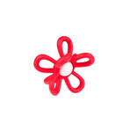 Dumel GiliGums, Rassel mit Beißring, Flower, rot, ab 3 Monaten, 1 Stück Dumel GiliGums, Rassel mit Beißring, Flower, rot, ab 3 Monaten, 1 Stück